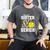 Proud Sister Of A 2026 Senior Softball Graduation Leopard Men's Comfort Colors T-Shirt Pepper
