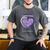 Purple In Memory Of My Grandpa Pancreatic Cancer Awareness Men's Comfort Colors T-Shirt Pepper