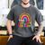 Rainbow Last Day Of 2nd Grade Teacher Student Graduation For Men Women Kids Men's Comfort Colors T-Shirt Pepper