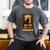 The Reader Cat Book Reading Halloween Tarot Card Men's Comfort Colors T-Shirt Pepper