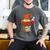 Reading Lover Book Graphic Gnome Men's Comfort Colors T-Shirt Pepper