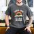 Retro Rainbow Take A Look It's In A Book Reading Men's Comfort Colors T-Shirt Pepper