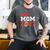 Senior Football Mom 2027 Team Class Of 2027 Graduation Mom Men's Comfort Colors T-Shirt Pepper