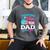 Touchdown Or Tutu Dad Loves You Gender Reveal Family Men's Comfort Colors T-Shirt Pepper
