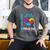 I Am Her Voice She Is My Heart Autism Awareness Daughter Dad Men's Comfort Colors T-Shirt Pepper