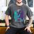 I Wear Teal And Purple In Memory Of My Dad Men's Comfort Colors T-Shirt Pepper