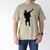 2019 Football Graduation Dab Shirt- Dabbing Graduate Men's Comfort Colors T-Shirt Khaki