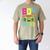 80s Dad 1980s Fashion Eighties Theme Outfit Fathers Day 80's Men's Comfort Colors T-Shirt Khaki