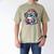 Adorable Book Lover Basilisk With Reading Glasses Cute Men's Comfort Colors T-Shirt Khaki