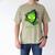 Alien Face Ew People UFO Introvert Meme Men Women Kids Men's Comfort Colors T-Shirt Khaki