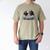 Bald Eagle Dad Mom Three Eaglet Chicks Babies In The Nest Men's Comfort Colors T-Shirt Khaki