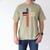 Blessed Dad Christian From Daughter Son Jesus Patriotic Men's Comfort Colors T-Shirt Khaki
