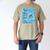Blue Comic Book Blue Graphic Men's Comfort Colors T-Shirt Khaki