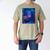 Book Library Bookshelf Armchair Window Pattern Print Men's Comfort Colors T-Shirt Khaki Book Library Bookshelf Armchair Window Pattern Print Men's Comfort Colors T-Shirt Khaki