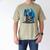 Book Lover Bookworm Reading Books Dragon Premium Tri-Blend Men's Comfort Colors T-Shirt Khaki