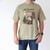All Booked For Christmas Cute Bookish Cat Lover Men's Comfort Colors T-Shirt Khaki