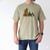 Boston Terrier Bigfoot Dog Walking Dog Mom Dad Kids Men's Comfort Colors T-Shirt Khaki