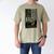 Camo Deer American Flag Graphic Hunting Men Dad Boys Men's Comfort Colors T-Shirt Khaki