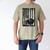 Camo USA Flag Bison Camouflage Hunting Wildlife Hunter Dad Men's Comfort Colors T-Shirt Khaki