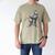 Cat Playing Flute For Cat Lover Cat Mom Cat Dad Men's Comfort Colors T-Shirt Khaki
