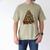 Christmas Tree Bookshelf Book Lover Library Men's Comfort Colors T-Shirt Khaki