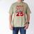 Class Of 2025 Senior 2025 Graduation Red Raglan Baseball Tee Men's Comfort Colors T-Shirt Khaki