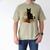 Cute Cat Book Flowers Men's Comfort Colors T-Shirt Khaki
