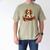 Cute Dog Beagle Reading Book Men's Comfort Colors T-Shirt Khaki