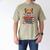 Cute Nerdy Fox Read Books Be Kind Stay Weird Book Club Premium Tri-Blend Men's Comfort Colors T-Shirt Khaki