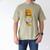 Cute Tabby Cat Pocket Cat Mom Cat Dad Cat Lover Men's Comfort Colors T-Shirt Khaki