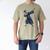 Dabbing Graduate Zebra Team Mascot Graduation Senior Shirt Men's Comfort Colors T-Shirt Khaki
