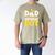 Dad Of The Birthday Boy Construction Birthday Party Hat Men Men's Comfort Colors T-Shirt Khaki