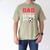 Dad Of The Birthday Boy Shirt Soccer Party Family Daddy Men's Comfort Colors T-Shirt Khaki