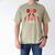 Dad Of The Birthday Twins Ladybug Birthday Family Matching Men's Comfort Colors T-Shirt Khaki