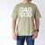 Dad BOD Rough Strong 90s Stencil Text Men's Comfort Colors T-Shirt Khaki