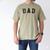 Dad Classic Bold Font Birthday Dad Men's Comfort Colors T-Shirt Khaki