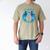 To My Dad In Heaven I Miss You Men's Comfort Colors T-Shirt Khaki
