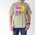 Dad Little Monster Kids 1st Birthday Party Family Monster Small Men's Comfort Colors T-Shirt Khaki
