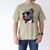 Dad Mom Cool Dog Sunglasses Pitbull Men's Comfort Colors T-Shirt Khaki