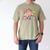 Dad Pink Farm Animal Birthday Kids Matching Family Men's Comfort Colors T-Shirt Khaki