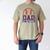 Dad Of Rookie 1st Birthday Baseball Theme Matching Party Men's Comfort Colors T-Shirt Khaki