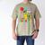 Dad Of The Three Rex 3Rd Birthday Boy Dinosaur T-Rex Men's Comfort Colors T-Shirt Khaki