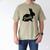 Daddy Bunny Rabbit Father Dad Easter Men's Comfort Colors T-Shirt Khaki