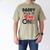 Daddy Of The Fast One Car Racing Dad 1St Birthday Boy Men's Comfort Colors T-Shirt Khaki