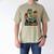 Daddysaurus T Rex Dinosaur Daddy Saurus Family Matching Dad Men's Comfort Colors T-Shirt Khaki