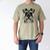 Dog Fingerprint Miniature Schnauzer Dad Mom Men's Comfort Colors T-Shirt Khaki