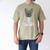 The Dogfather French Bulldog Dad Frenchie Papa T-Shirt Small Men's Comfort Colors T-Shirt Khaki