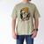 Elder Emo Skeleton Beanie Nostalgia Scene Aesthetic Men's Comfort Colors T-Shirt Khaki