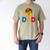 Family Dad Master Builder Building Bricks Blocks Fathers Day Men's Comfort Colors T-Shirt Khaki