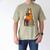 Fox Books Read Reading Librarian America Men Women Kids Men's Comfort Colors T-Shirt Khaki